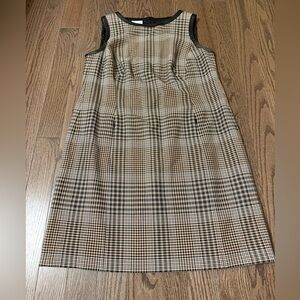 Akris Punto Women’s Shift Plaid Dress, size 16